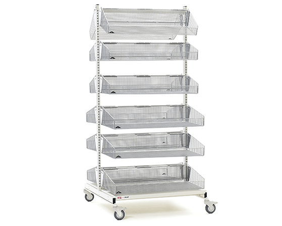 Laboratory Basket Shelving from Metro.